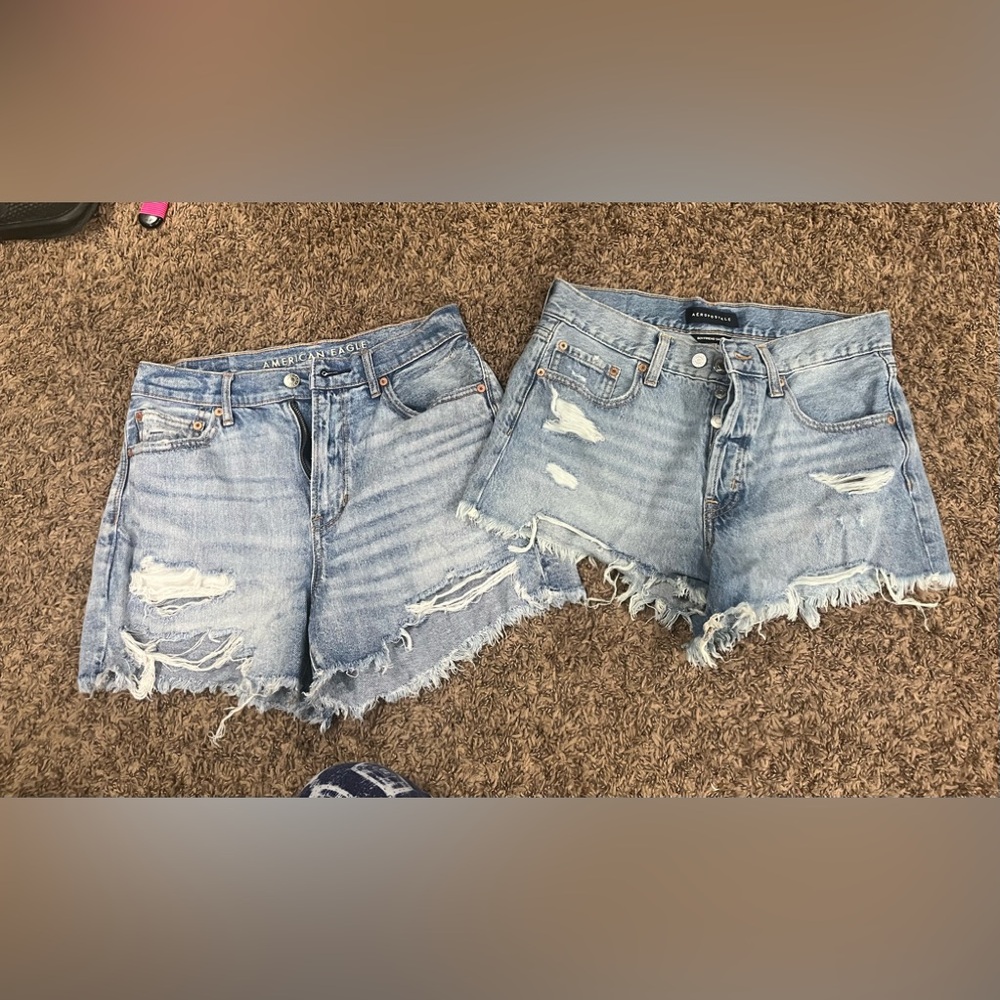 Woman’s Junior American eagle jean shorts